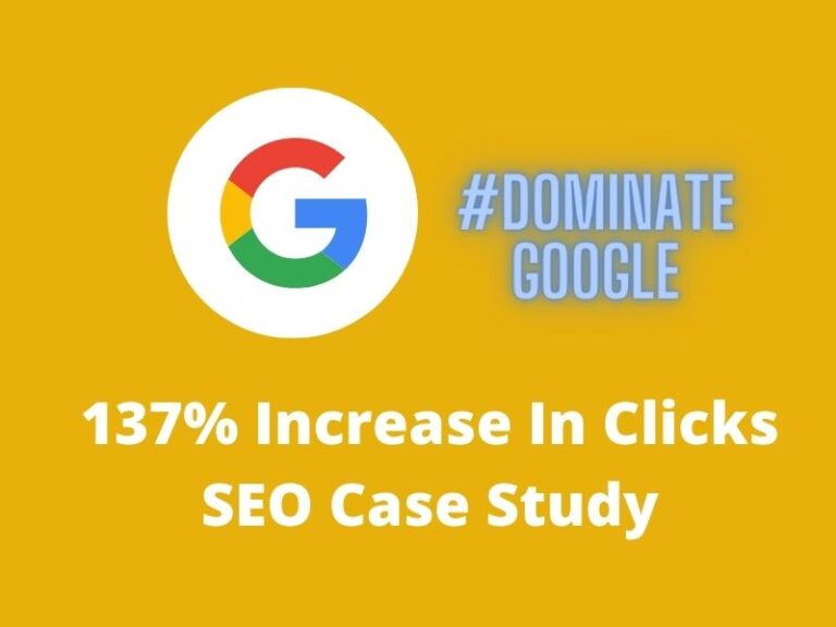 Food Delivery SEO Case Study: 137% Increase In Clicks On Google