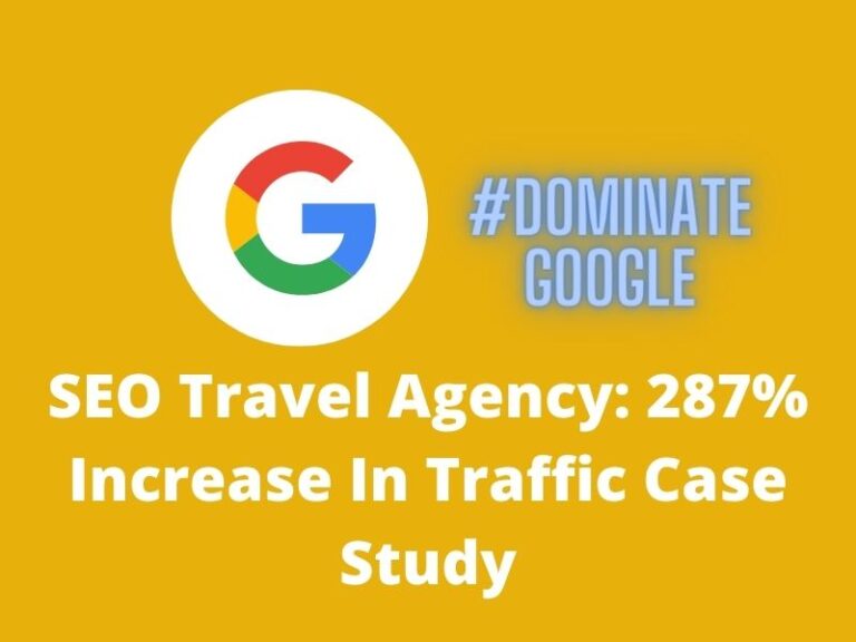 Travel Agency SEO Case Study: 287% Increase In Organic Traffic