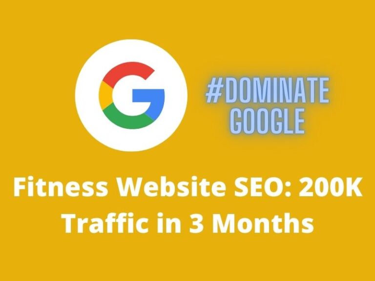 Fitness Website SEO Case Study: 200K Traffic in 3 Months