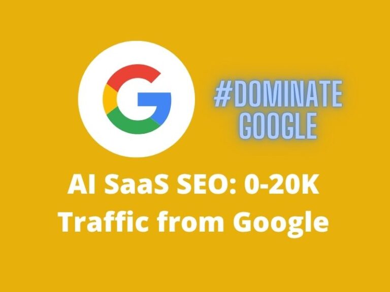 AI SaaS SEO Case Study: From 0 to 20K Traffic Per Month